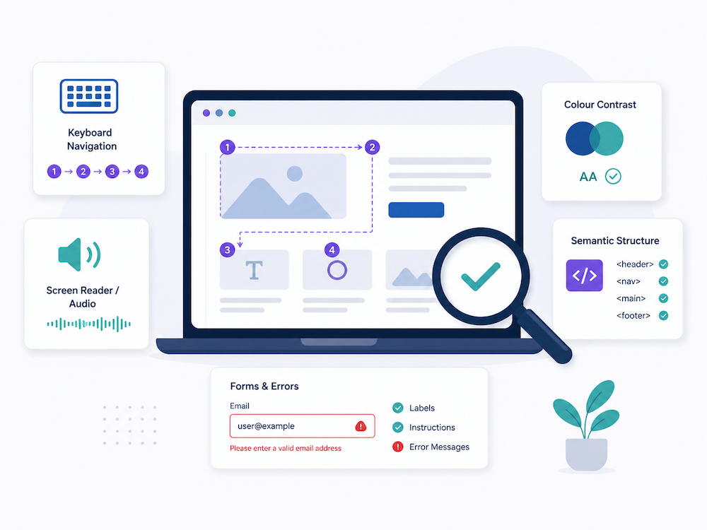 Illustration or screenshot representing accessibility audit services.